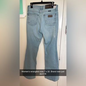 NWT wrangler flare jeans